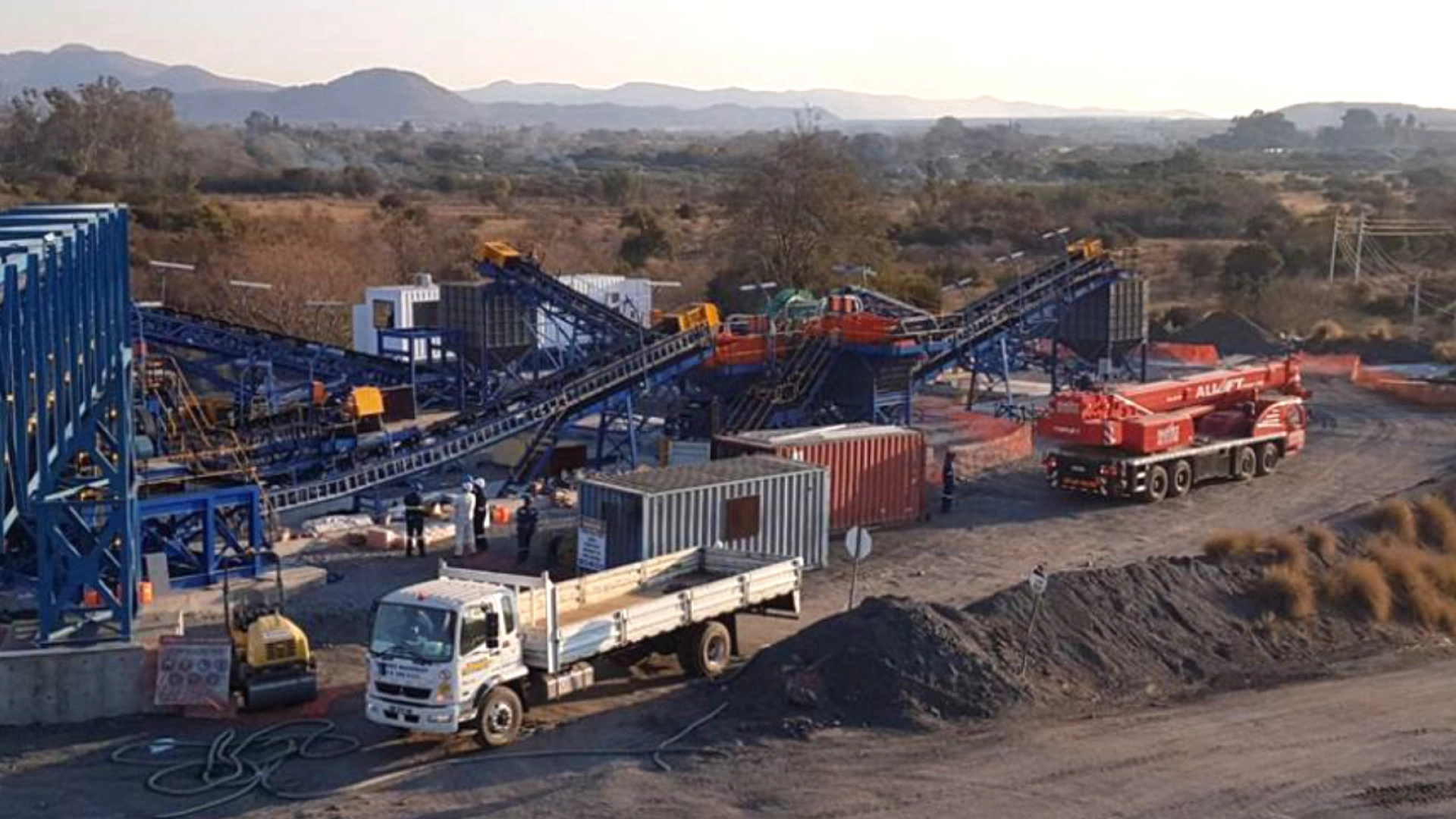 Chrome comminution and feed preparation, South Africa