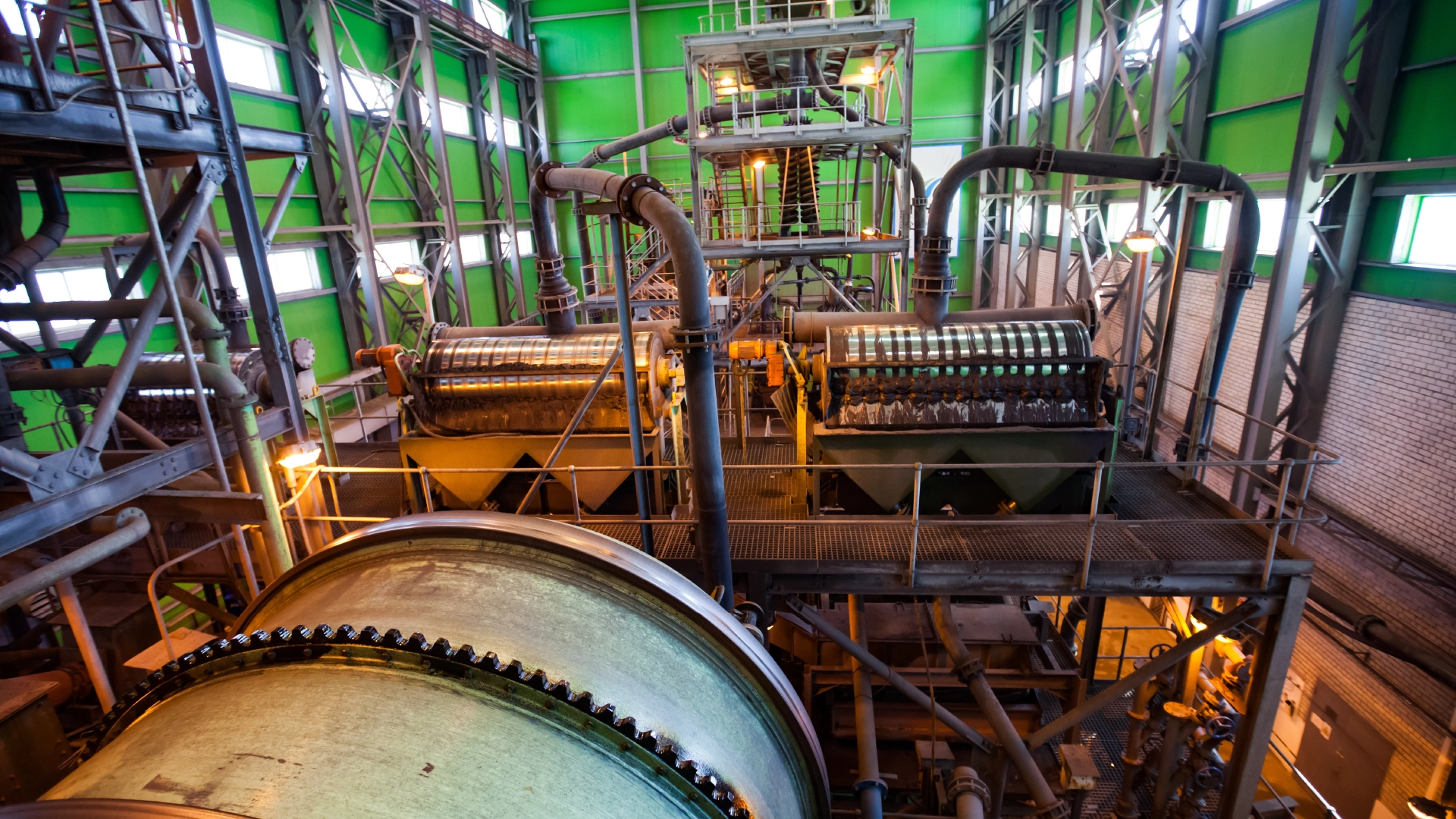 Gold processing facility, East Africa